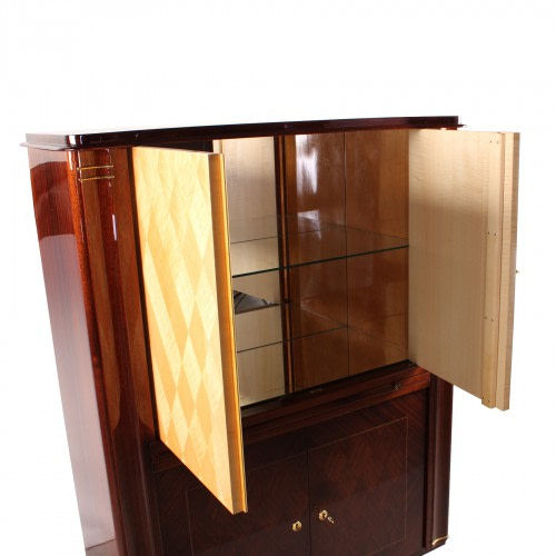 Классическая барная стойка - BA001 - Cygal Art Deco GmbH & Co. KG - из розового дерева / из стекла / из латуни