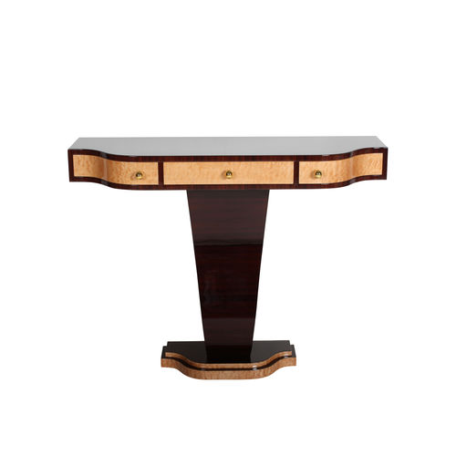 Стол-консоль ар-деко - KS005 - Cygal Art Deco GmbH & Co. KG - из палисандра / с основанием из древесины / с выдвижным ящиком
