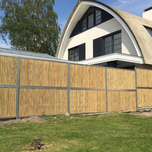 Забор с панелями - BAMBOOWALL  - Kokosystems BV - садовый / из стали / современный