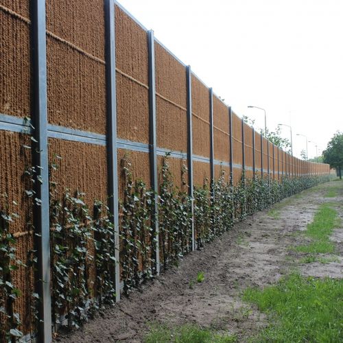 Противошумный забор - KOKOWALL® STANDARD - Kokosystems BV - с панелями / для использования в промышленности / для дороги