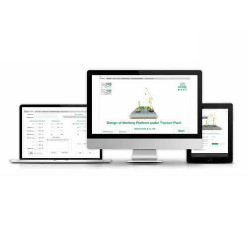 Программное обеспечение для разработки - PLATFORM - NAUE - для геотехнических расчетов / для бетонной конструкции