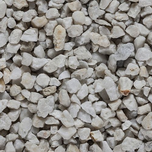 Гравий из кварца - WHITE QUARTZ SPLITT - Inter-minerals - для внешнего пространства / дробленый