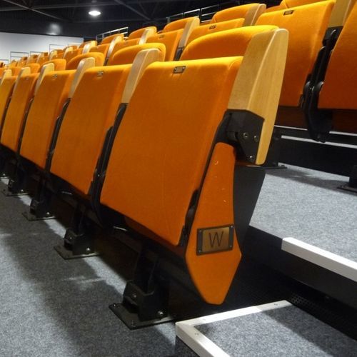 Современное кресло для аудитории - Flex - Jezet Seating - из ткани / из бука / из окрашенного металла