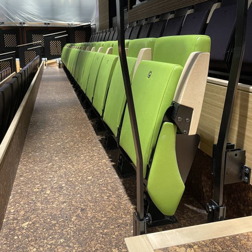 Современное кресло для аудитории - Flex Nova - Jezet Seating - из ткани / из бука / из окрашенного металла