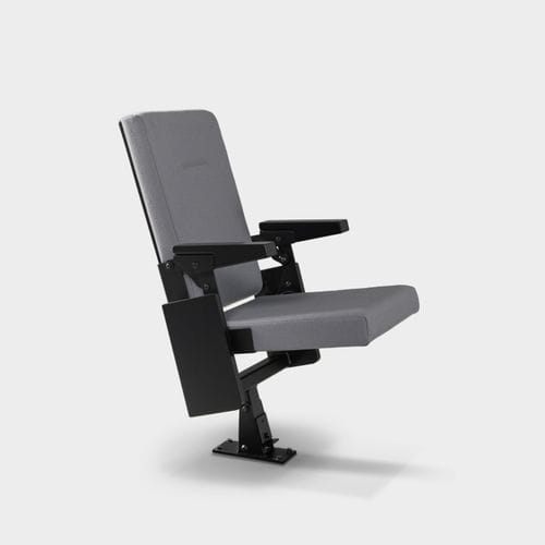 Современный стул для аудитории - Lucca - Jezet Seating - для интерьера / из огнестойкой ткани / с основанием из окрашенного металла