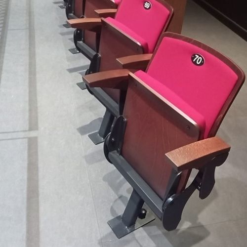Современный стул для аудитории - Polar Plus - Jezet Seating - для интерьера / из огнестойкой ткани / с основанием из окрашенного металла