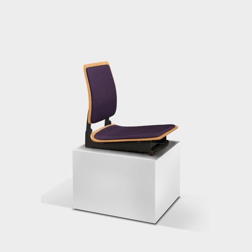 Современный стул для аудитории - Phoenix Plus - Jezet Seating - для интерьера / из огнестойкой ткани / из бука