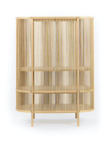 Высокий буфет - Bastone Cabinet – Oak with Doors - Poiat | Furniture - современный / из лакированной древесины / из дуба