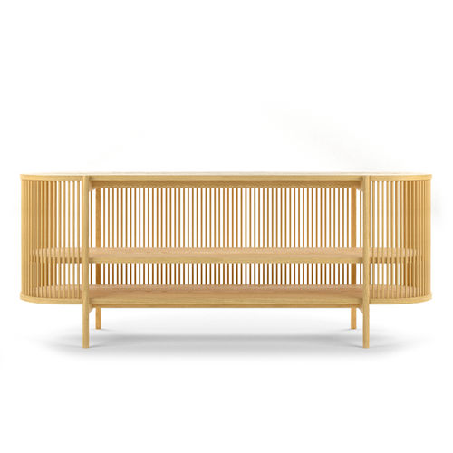Современный буфет - BASTONE – OAK - Poiat | Furniture - из дуба / из цельной древесины / из матовой лакированной древесины