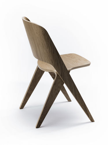 Современный cтул для столовых - LAVITTA - DARK OAK - Poiat | Furniture - для интерьера / из дуба / из формованной фанеры