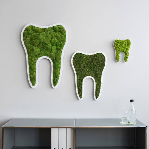 Живая изгородь мох - TOOTH - FlowerArt GmbH - натуральная / для интерьера / пиктограмма