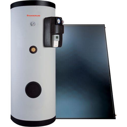 Комплект солнечных батарей для тепловой установки - INOX SOL 300 V2 - immergas - с принудительной циркуляцией