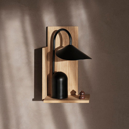 Настенный стеллаж - Stagger  - Ferm Living - минималистский дизайн / из дуба / из МДФ