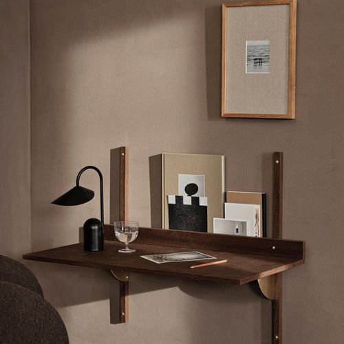 Настенный рабочий стол - Sector - Ferm Living - современный / из дуба / прямой