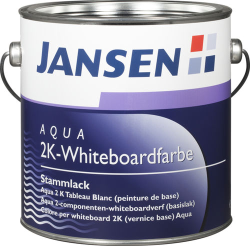 Краска для отделки - AQUA 2-COMPONENT  - jansen - для закрытых зданий / для стены / для кухни