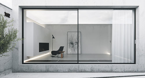 Система скольжения для стеклянной двери - MINIMAL LOOK - Elvial