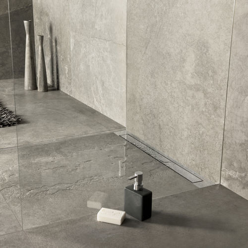 Сливной канал для душа из матовой нержавеющей стали - MODULO DESIGN Z-3 - ESS Easy Drain - высокое сопротивление