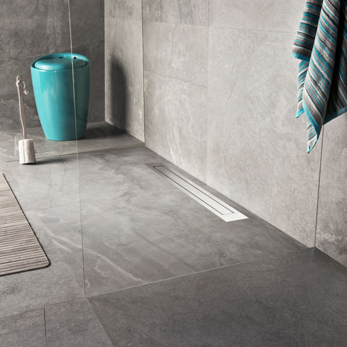 Сливной канал для душа из матовой нержавеющей стали - MODULO DESIGN Z-4 - ESS Easy Drain - высокое сопротивление