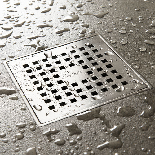 Трап для душа из матовой нержавеющей стали - AQUA PLUS QUATTRO - ESS Easy Drain