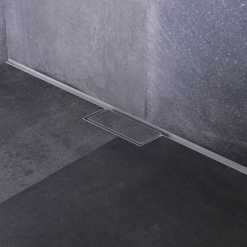 Сливной канал для душа из матовой нержавеющей стали - WALL - ESS Easy Drain - высокое сопротивление