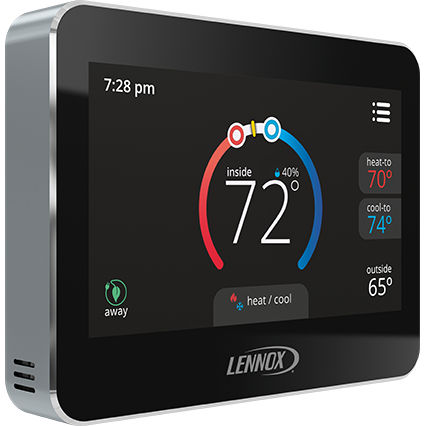 Электронный термостат - COMFORTSENSE® 7500 - Lennox - программируемый / для вентиляционной системы / настенный