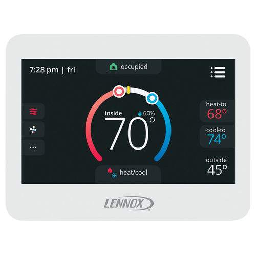 Электронный термостат - COMFORTSENSE® 8500  - Lennox - программируемый / для вентиляционной системы / настенный