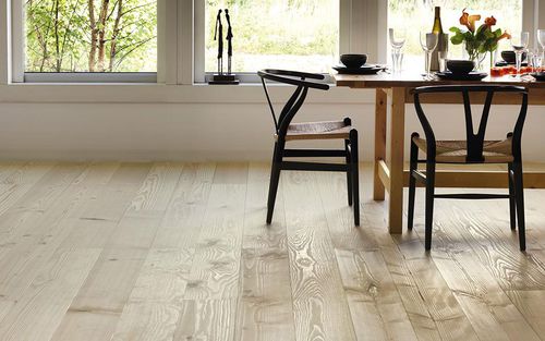 Паркет из паркетной доски - DOUGLAS SPRUCE LYED AND WHITE OILED - Rappgo - из дугласовой пихты / из ели / промасленный
