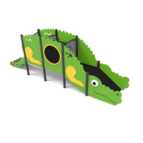 Поворотная горка - CROCODILE   - Free Kids s.c. - для игровой площадки / из нержавеющей стали / из ПЭНД