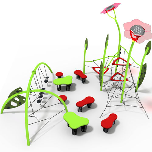 Полоса препятствий для игровой площадки - FLORI MEADOW  - Free Kids s.c. - слаломная / паркур / с трамплином для лазания