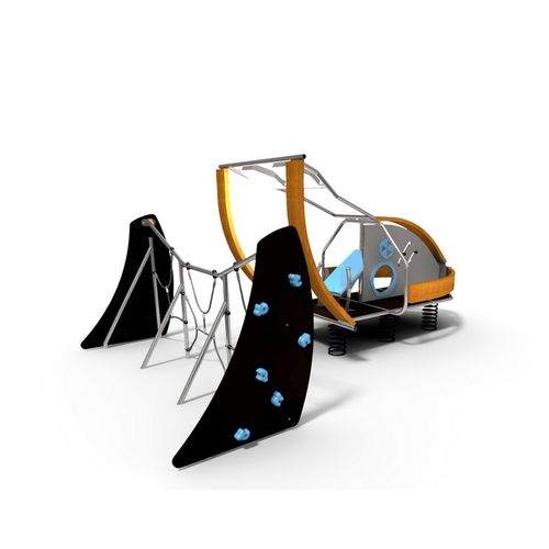 Игровая конструкция для игровой площадки - LUMISNOWPLOW  - Free Kids s.c. - из ПЭНД / из дерева / из нержавеющей стали