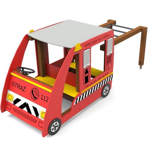 Транспортное средство для игровой площадки - FIRE TRUCK  - Free Kids s.c. - для наружного применения
