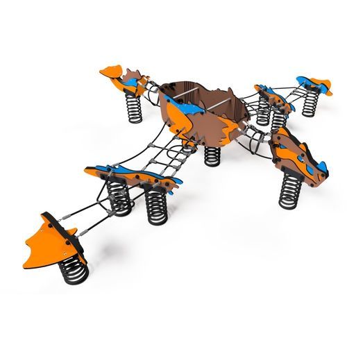 Игровая конструкция для игровой площадки - SLAVIA DRAGON   - Free Kids s.c. - металлическая / из полиэтилена высокой плотности / из полиэтилена высокой плотности