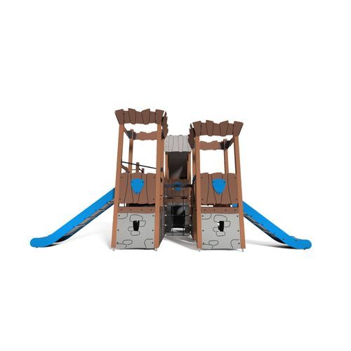 Игровой тур для игровой площадки - SLAVIA CASTLELUM  - Free Kids s.c. - с горкой / из металла / из полиэтилена высокой плотности