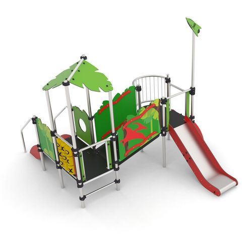 Игровая конструкция для игровой площадки - JURA 2 - Free Kids s.c. - из металла / модульная / с навесом