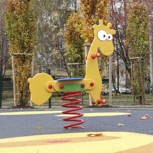 Качалка на пружине из фанеры - GIRAFFE   - Free Kids s.c. - животные / одноместная