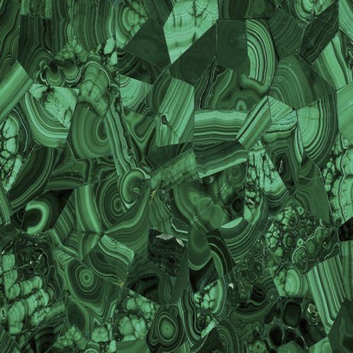 Плитка из натурального камня - MALACHITE - WALL GRANITE SERVICE SRL - глянцевая / для интерьера / настенная