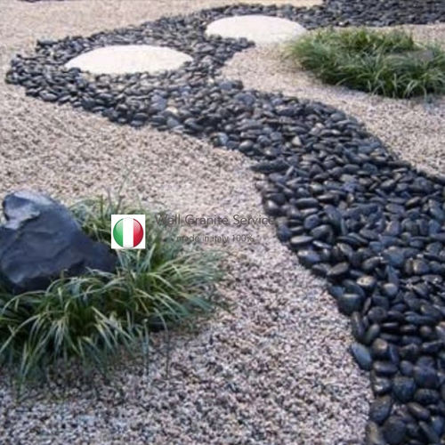 Валок для террасы - CIOTTOLI AND GRAVEL GARDEN DESIGN - WALL GRANITE SERVICE SRL - для водоема / для наружного грунта / свернутый