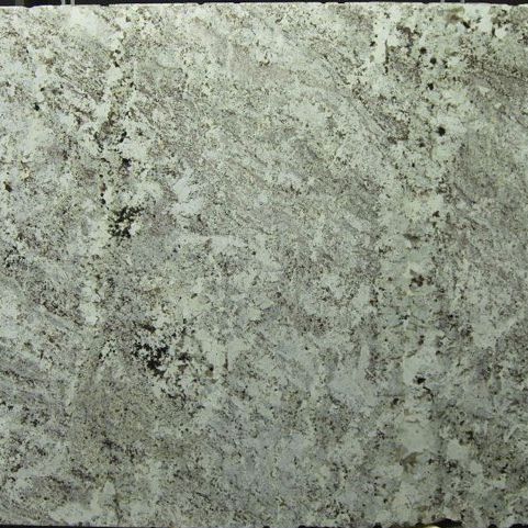 Плита из камня из гранита - ALASKA WHITE - WALL GRANITE SERVICE SRL - для напольной поверхности / очищенная / зеленая