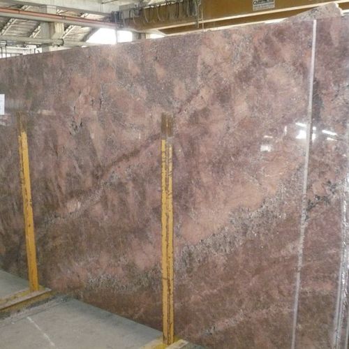 Плита из камня из гранита - JUPARANA BORDEAUX - WALL GRANITE SERVICE SRL - для напольной поверхности / полированная / коричневая