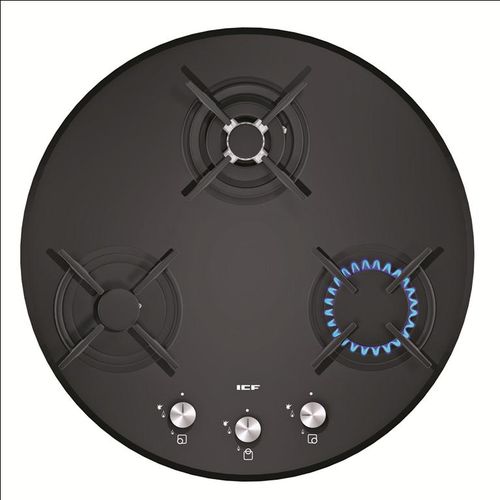 Газовая варочная панель - 453 HGG9044 - ICF Kitchen Appliances - 3 конфорки / настольная / с поворотными регуляторами