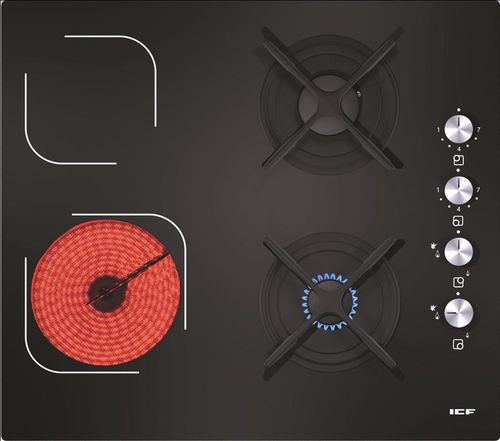 Стеклокерамическая варочная панель - HVC6042 - ICF Kitchen Appliances - газовая / 4 конфорки / встраиваемая