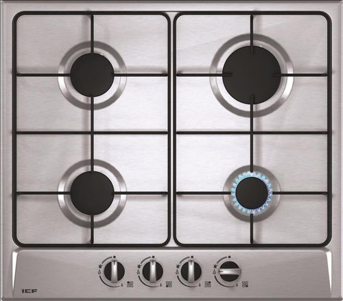 Газовая варочная панель - SLENDER : 310 HXX6044 * P1 - ICF Kitchen Appliances - 4 конфорки / встраиваемая / с поворотными регуляторами