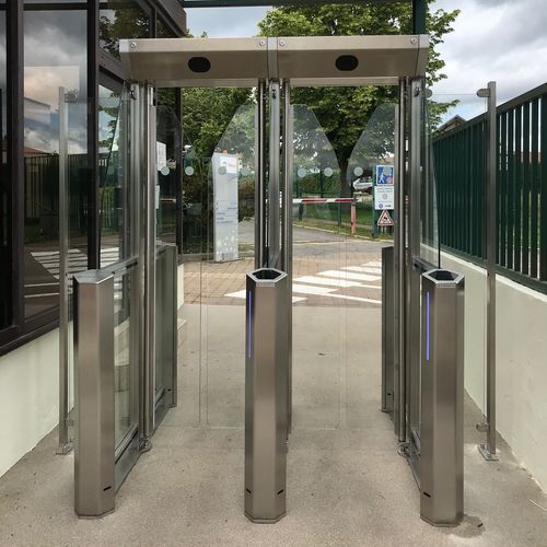 Быстрая дорожка для автоматического контроля доступа - PASO-Evo - OLLAGNIER SCA - для обеспечения безопасности / из нержавеющей стали / из стали