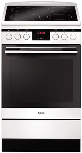 Электрическая кухонная плита - INTEGRA : 514IE3.319TSDPHBJQ(W) - Amica - индукционная / стеклокерамическая