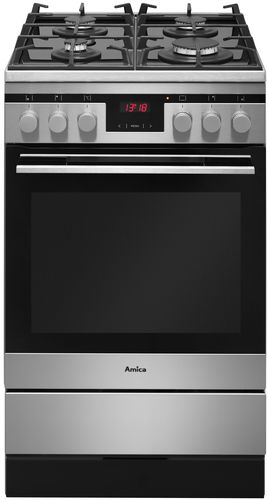 Газовая кухонная плита - 500 LINE : 514GCE3.33ZPTSAQ(XXL) - Amica - электрическая / комбинированная