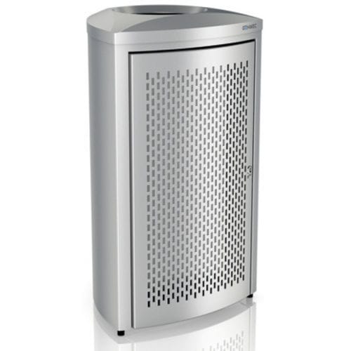 Урна для бумаги из матового алюминия - LARGE CAPACITY WASTE BIN - genwec