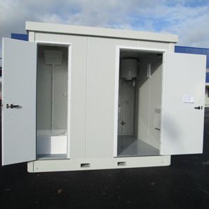 Контейнерная конструкция для стройки - CONTAINERS SOLUTIONS - для общественного пользования / для промышленного применения / для гардероба