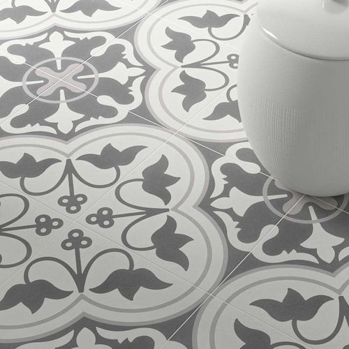 Плитка из керамогранита - Cement Tradition Decor 1 - WOW Design EU - матовая / для интерьера / для наружного применения