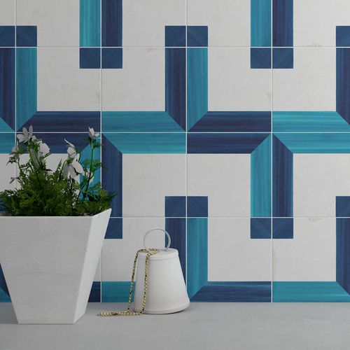 Плитка из керамики - Square Wall Decor - WOW Design EU - для интерьера / настенная / c геометрическим рисунком