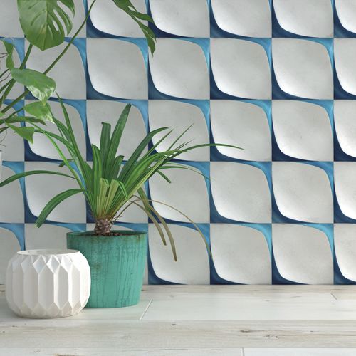 Плитка из керамики - Leaf Wall Decor - WOW Design EU - полированная / для интерьера / настенная